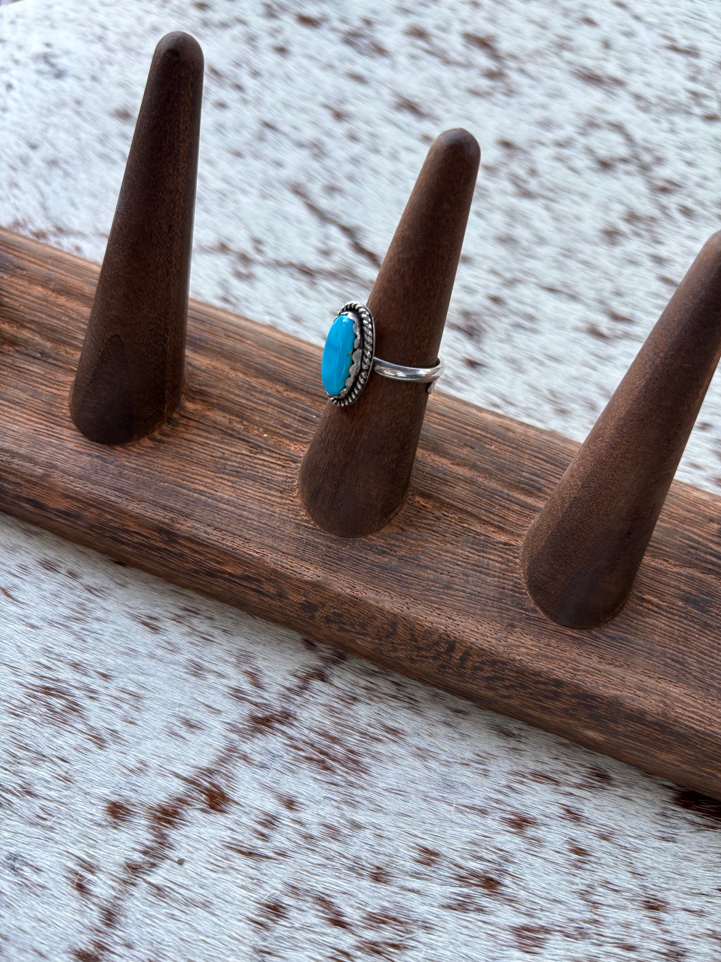 Turquoise Ring Kingman Size 6 Adjustable