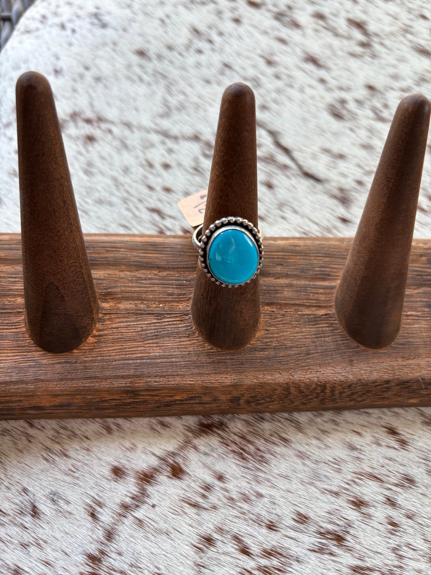 Turquoise Ring Sonoran Size 6.5 Adjustable
