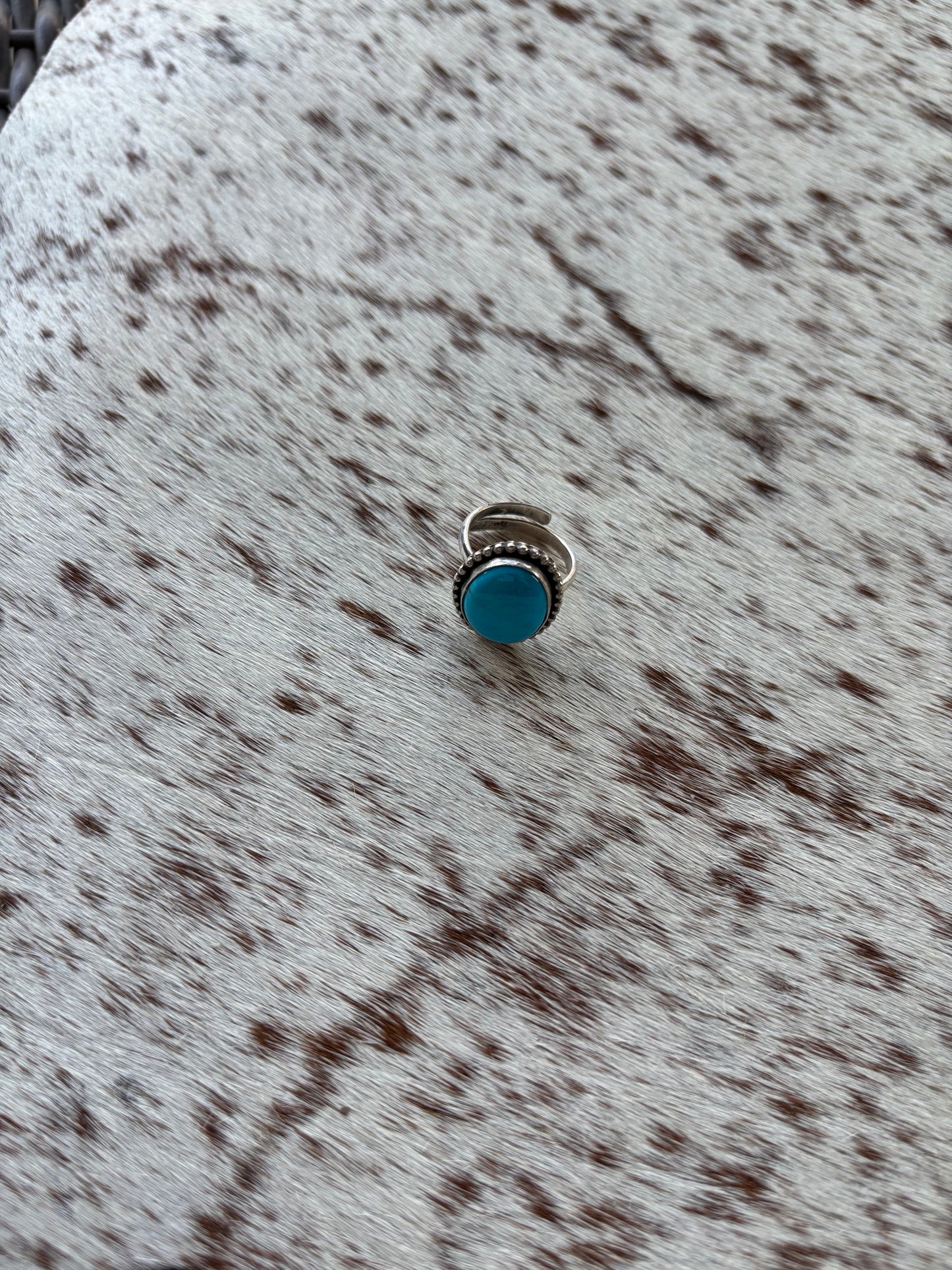 Turquoise Ring Sonoran Size 6.5 Adjustable