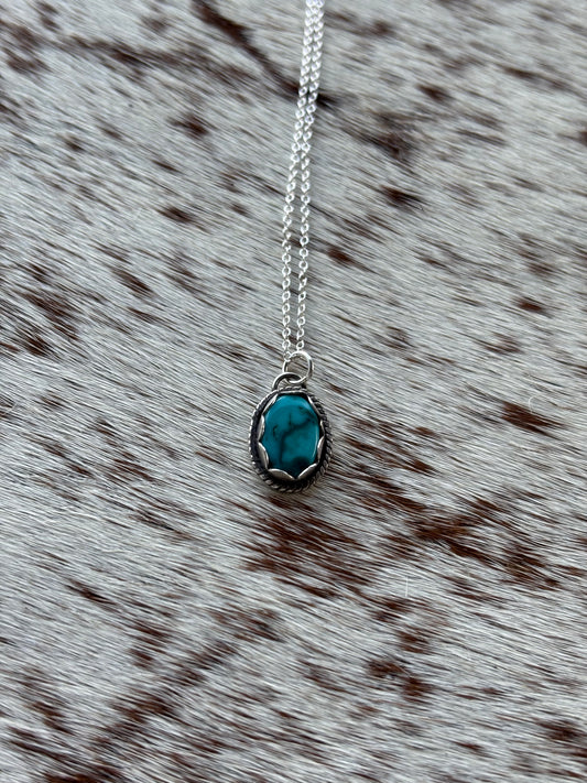 Turquoise Necklace Emerald Valley