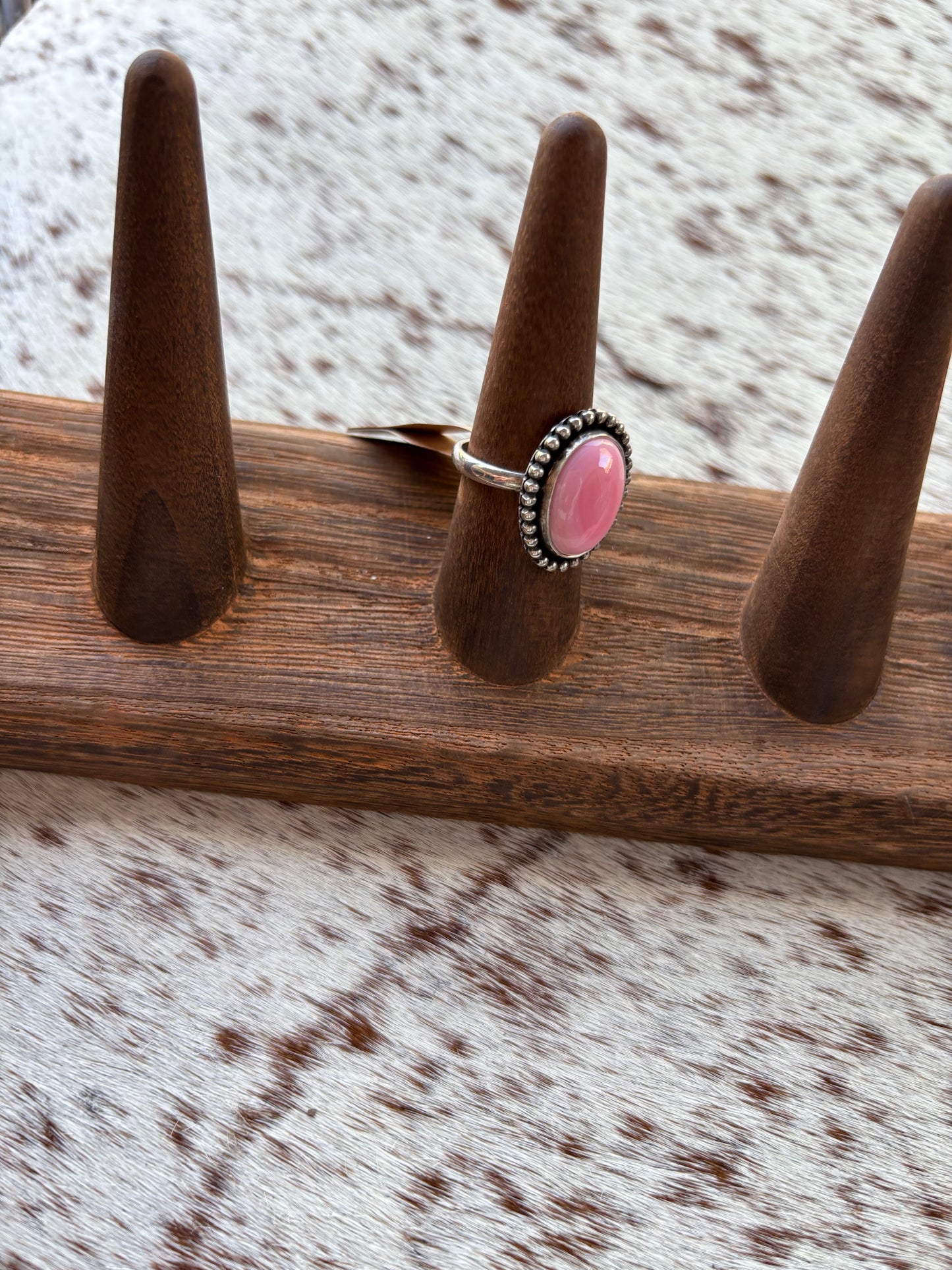 Pink Conch Ring Size 7