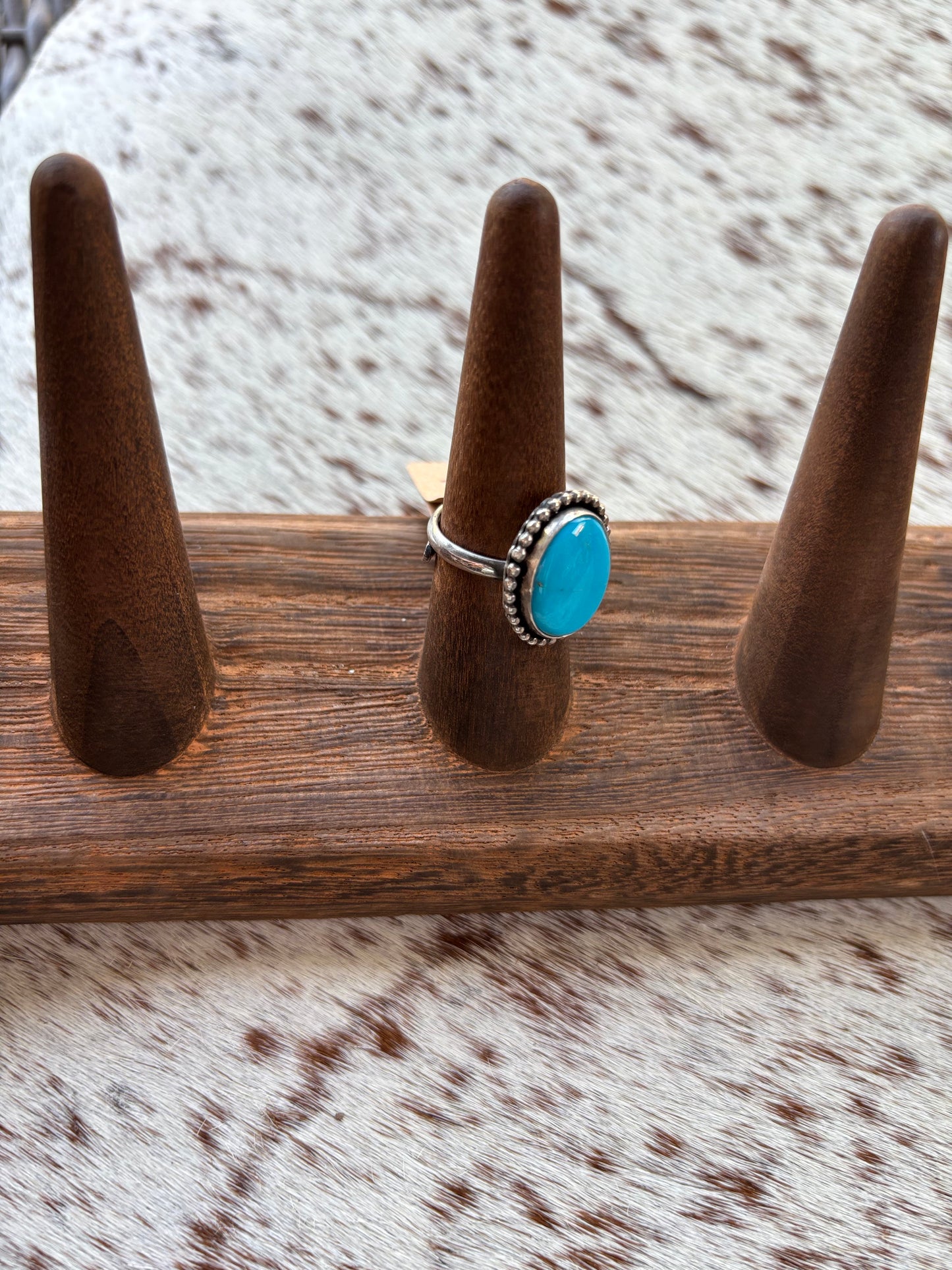 Turquoise Ring Sonoran Size 6.5 Adjustable