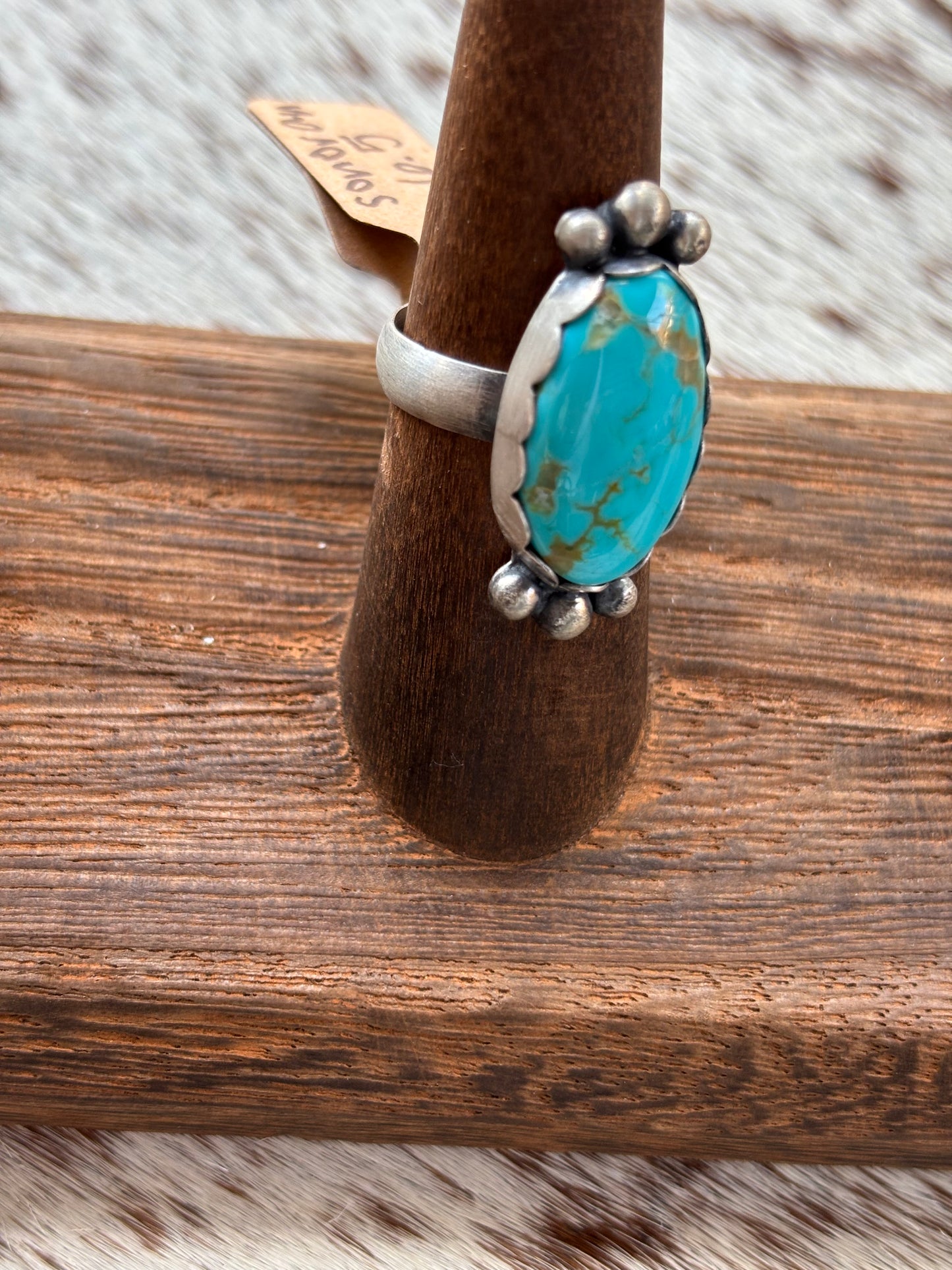 Turquoise Ring Sonoran Size 6.5