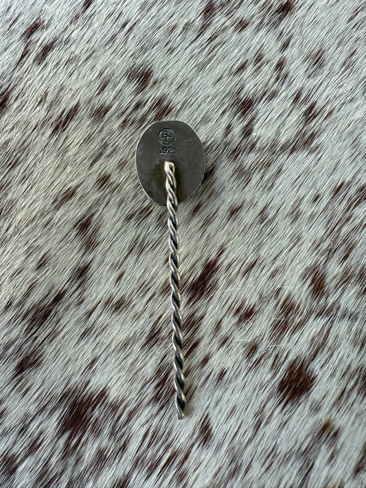 Orange Spiney Hat Pin