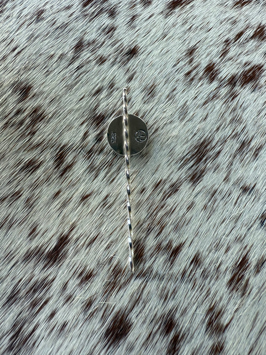 Square Twist Hat Pin -Mini