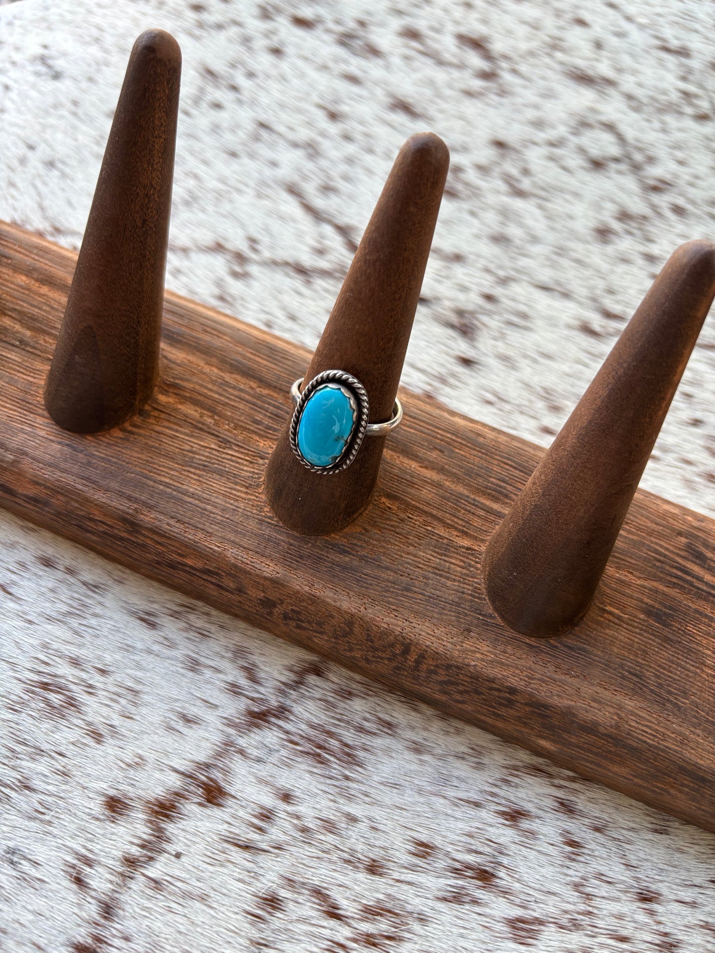 Turquoise Ring Size 8.5 Adjustable