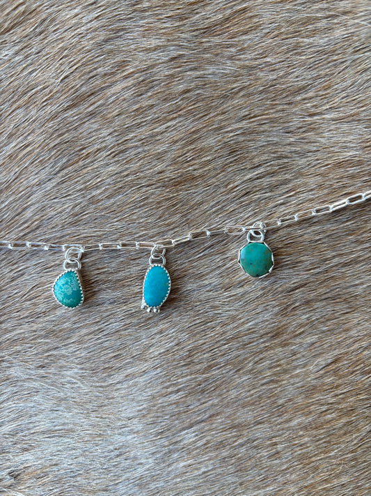 Turquoise Charm Bracelet
