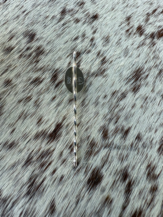 Square Twist Hat Pin - Mini