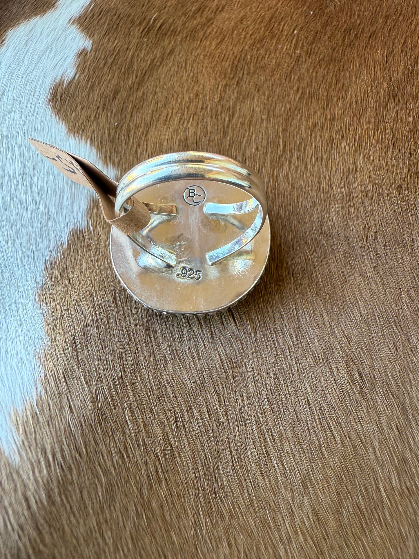 Lemon Chrysoprase Ring Size 9