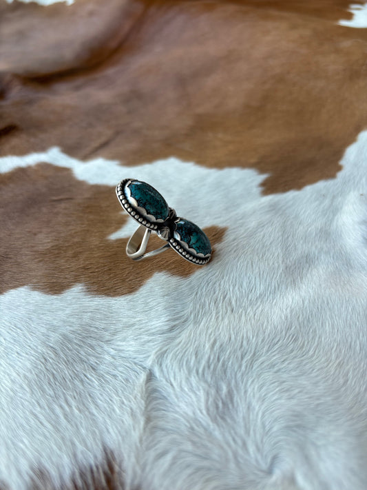 Sonoran Turquoise Split Shank Ring Size 7