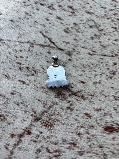 Turquoise Buffalo Nickel Pendant