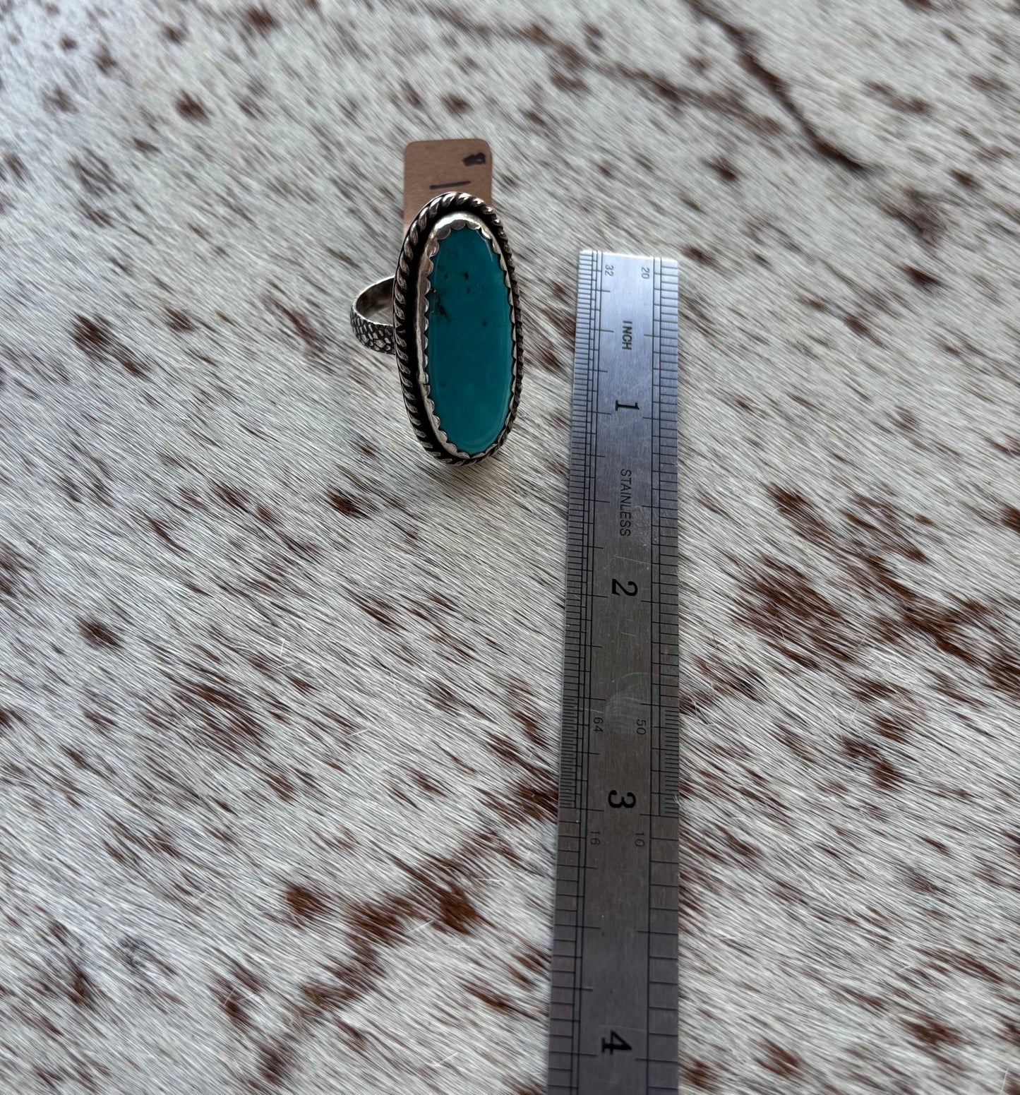 Turquoise Ring Kingman Size 8