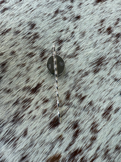 Square Twist Hat Pin - Mini