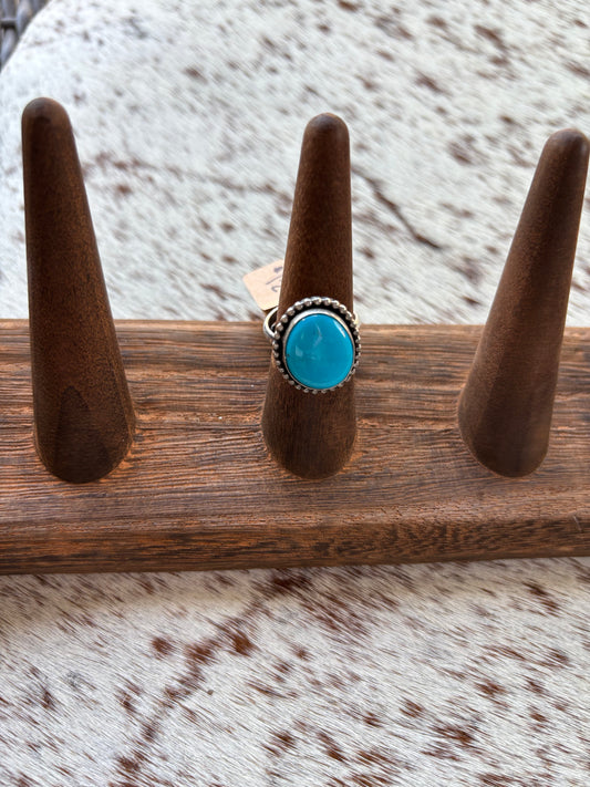 Turquoise Ring Sonoran Size 6.5 Adjustable