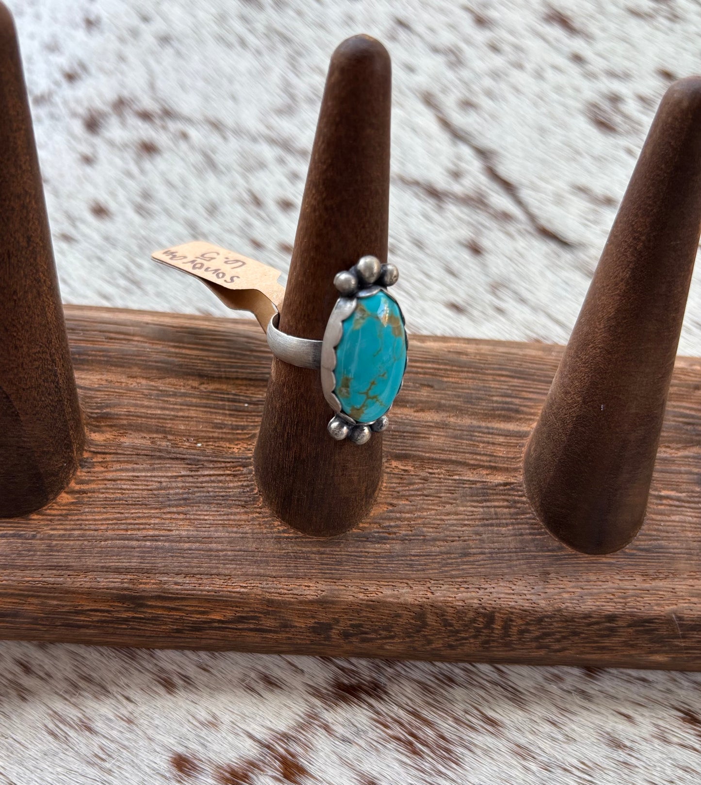 Turquoise Ring Sonoran Size 6.5