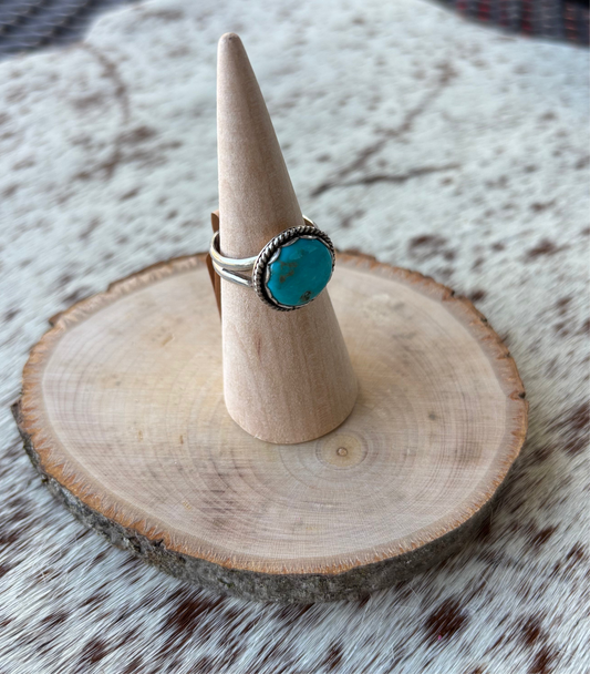 Turquoise Ring Kingman Size 8