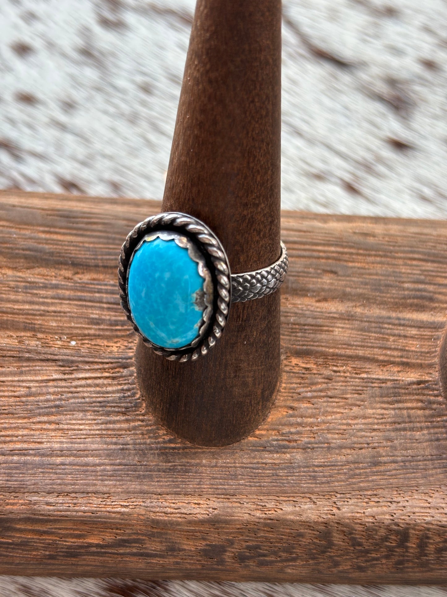 Turquoise Ring Size 8.25