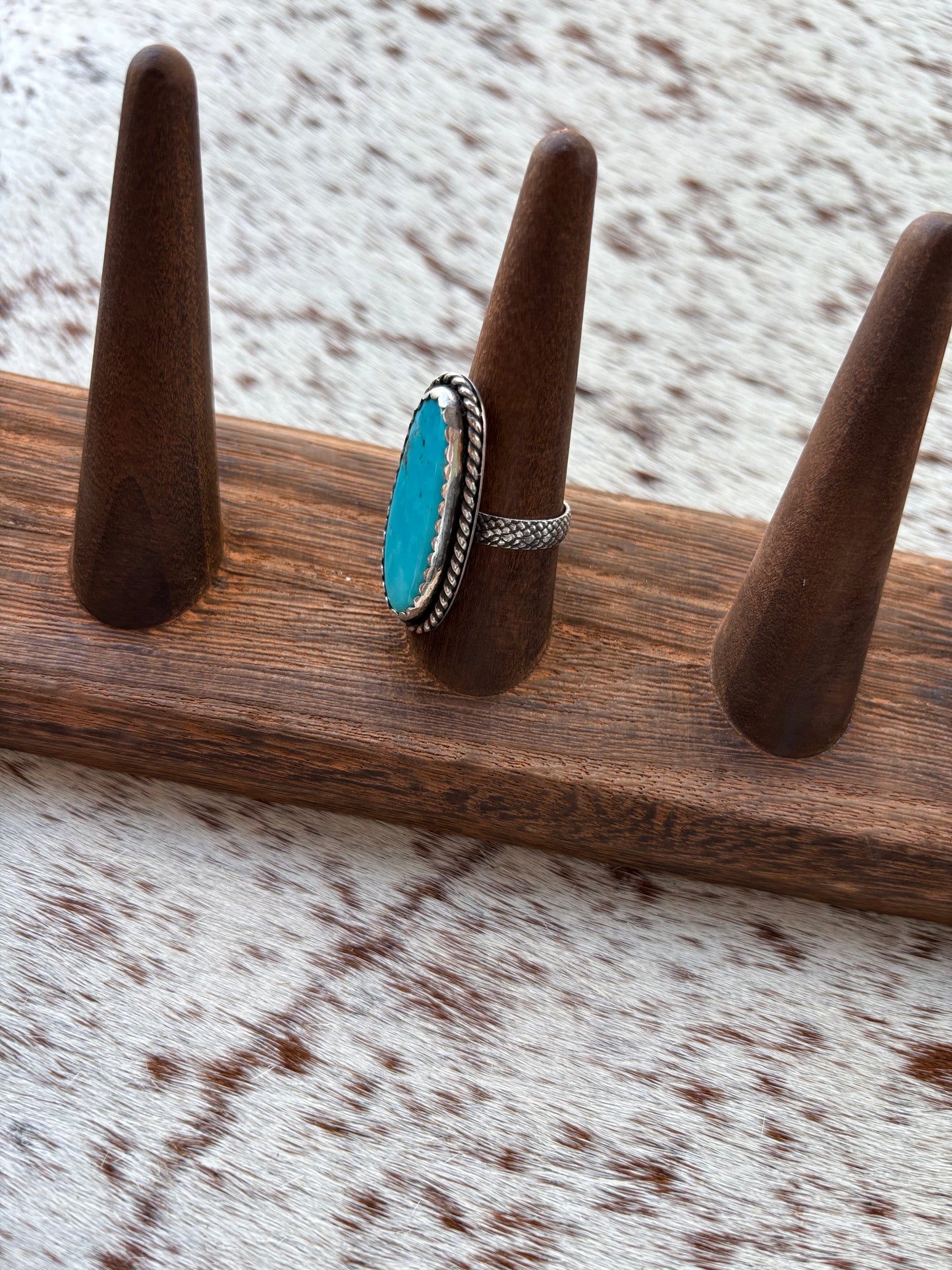 Turquoise Ring Kingman Size 8