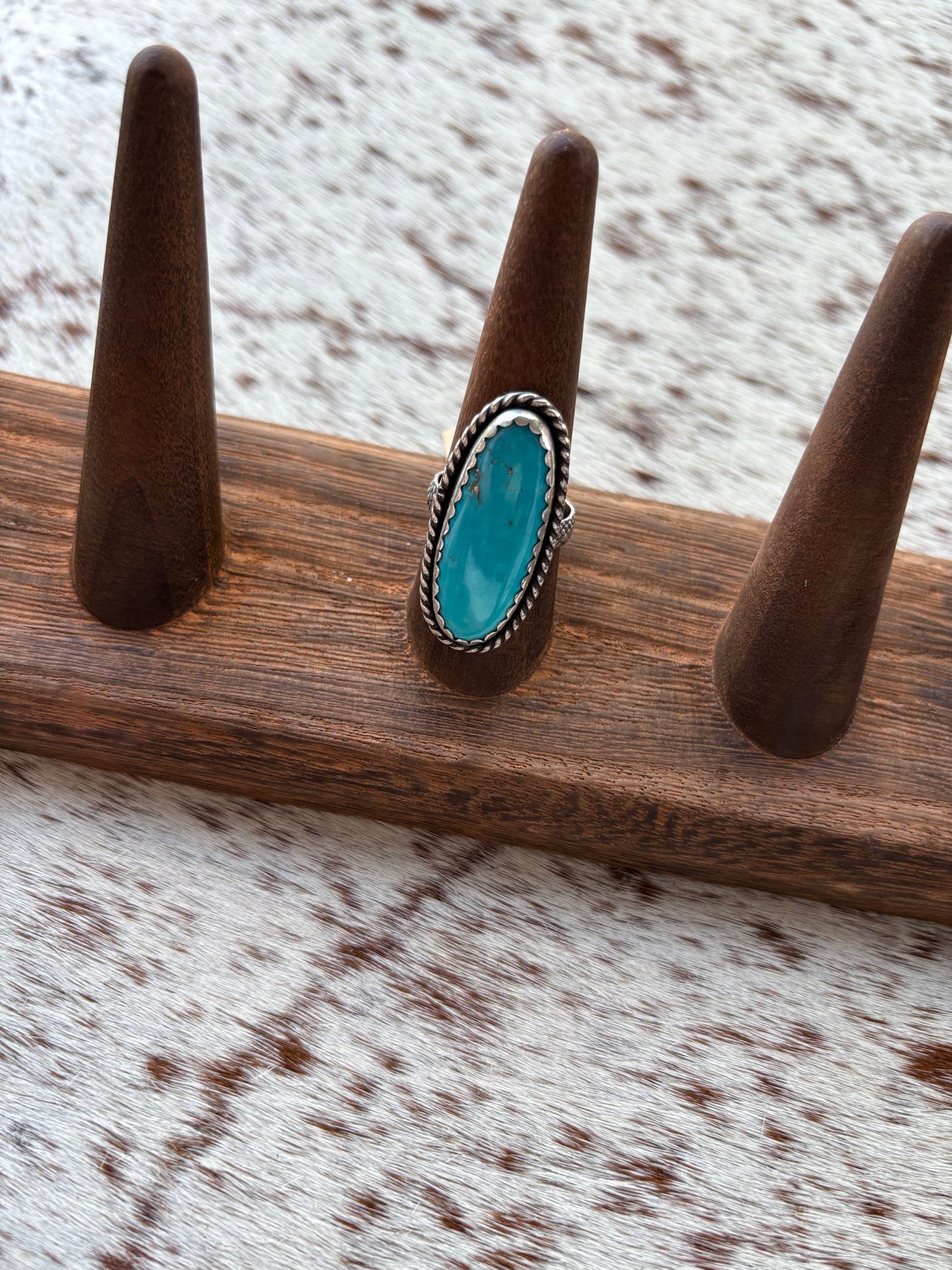 Turquoise Ring Kingman Size 8