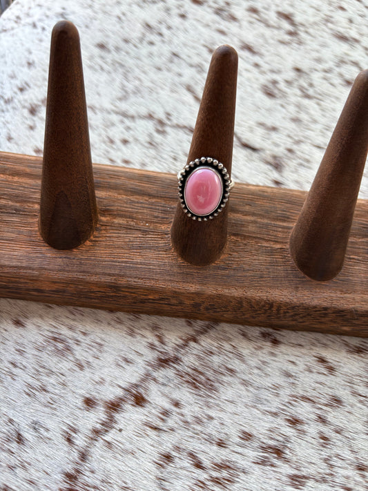 Pink Conch Ring Size 7