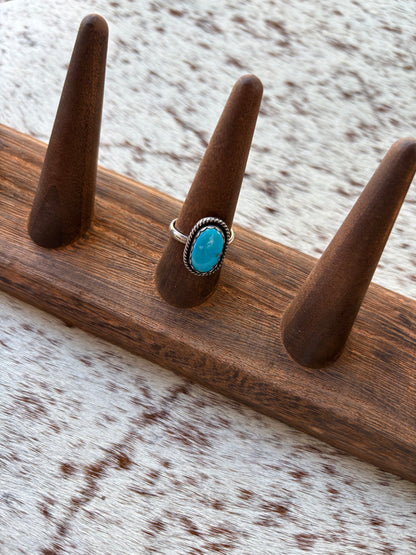 Turquoise Ring Size 8.5 Adjustable