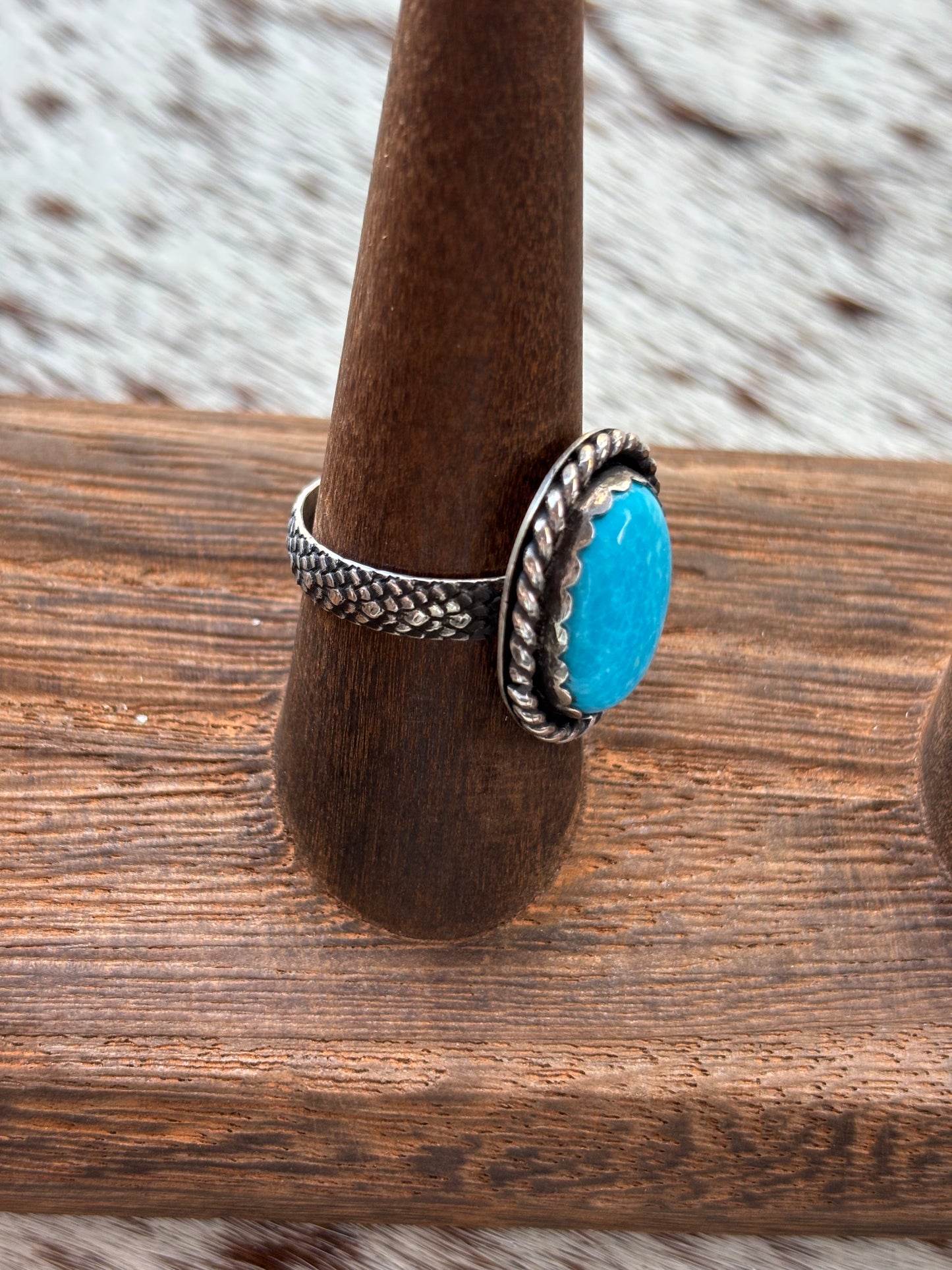 Turquoise Ring Size 8.25