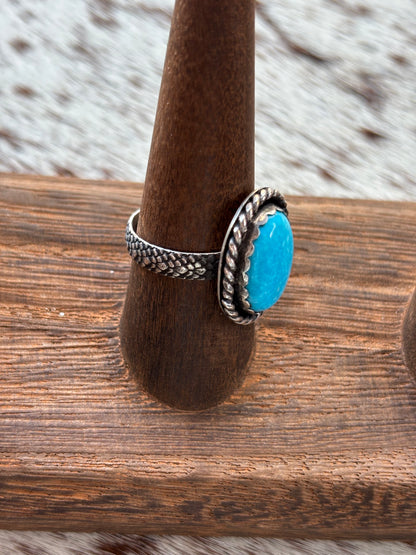 Turquoise Ring Size 8.25