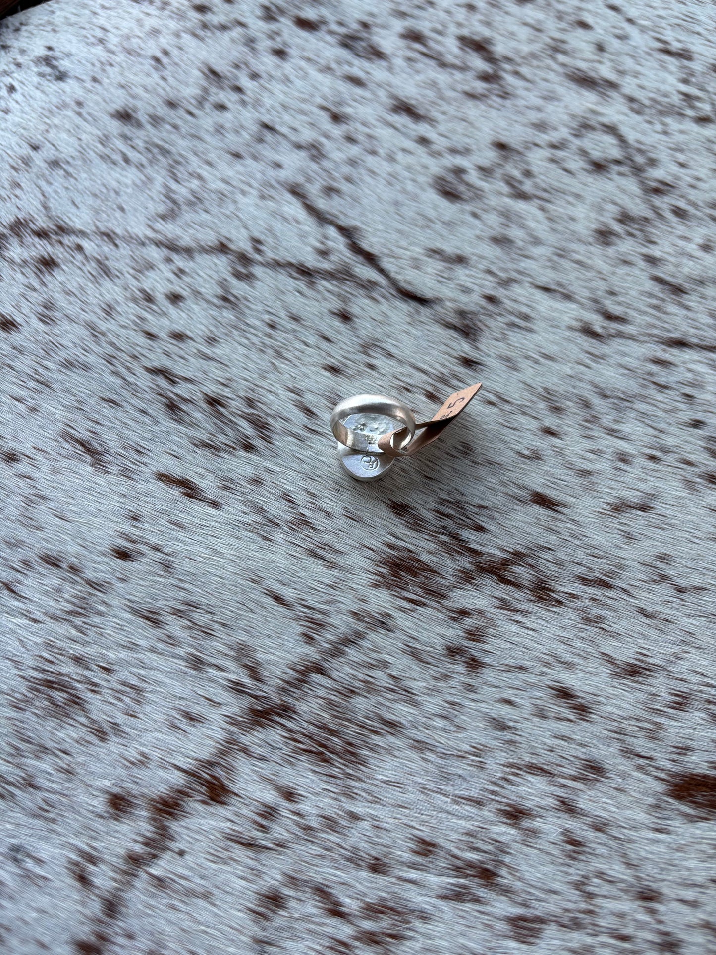Orange Spiny Oyster Ring Size 5