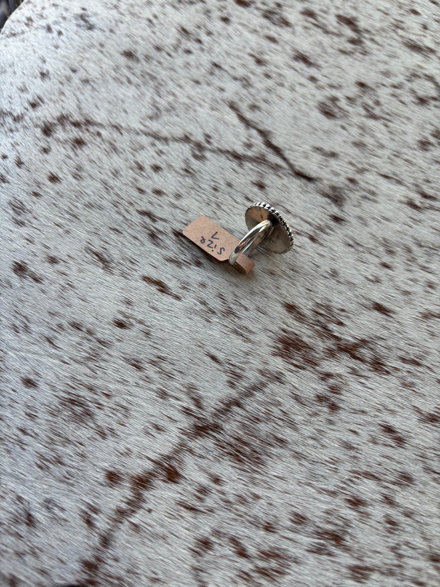 Pink Conch Ring Size 7
