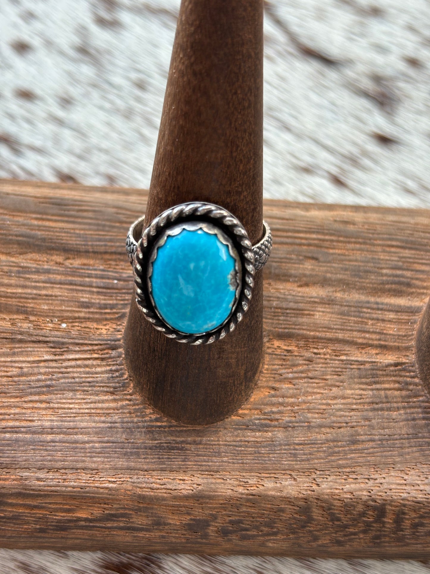 Turquoise Ring Size 8.25