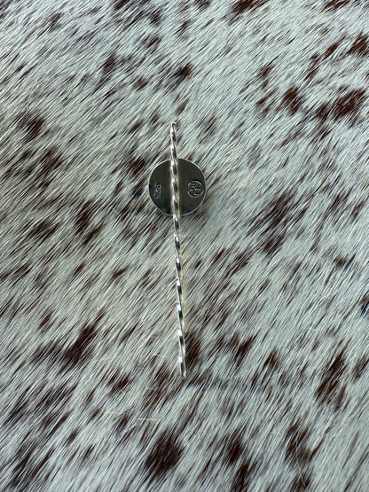 Square Twist Hat Pin -Mini