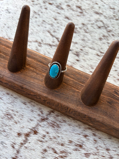 Turquoise Ring Size 8.5 Adjustable