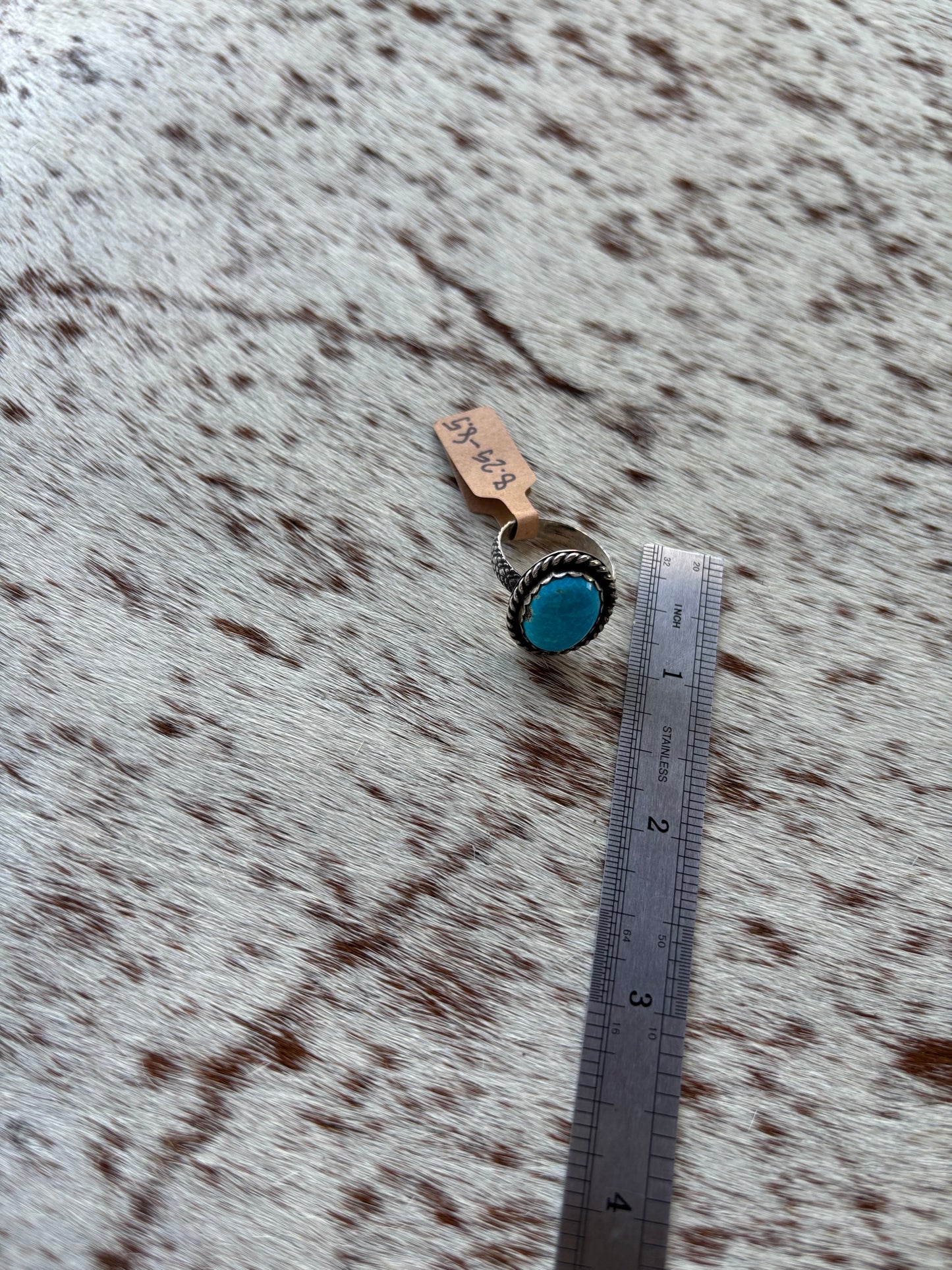 Turquoise Ring Size 8.25