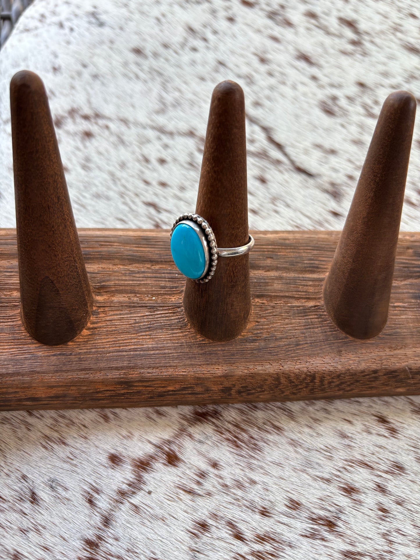 Turquoise Ring Sonoran Size 6.5 Adjustable