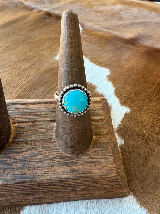 Campitos Turquoise Adjustable Ring Size 6