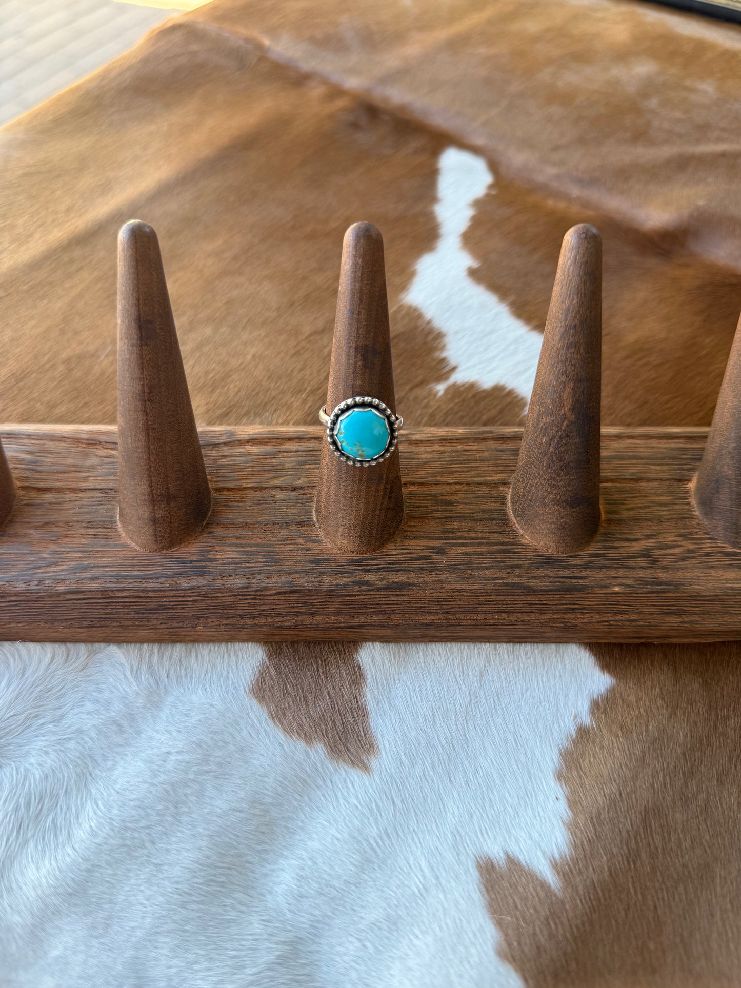 Campitos Turquoise Adjustable Ring Size 6