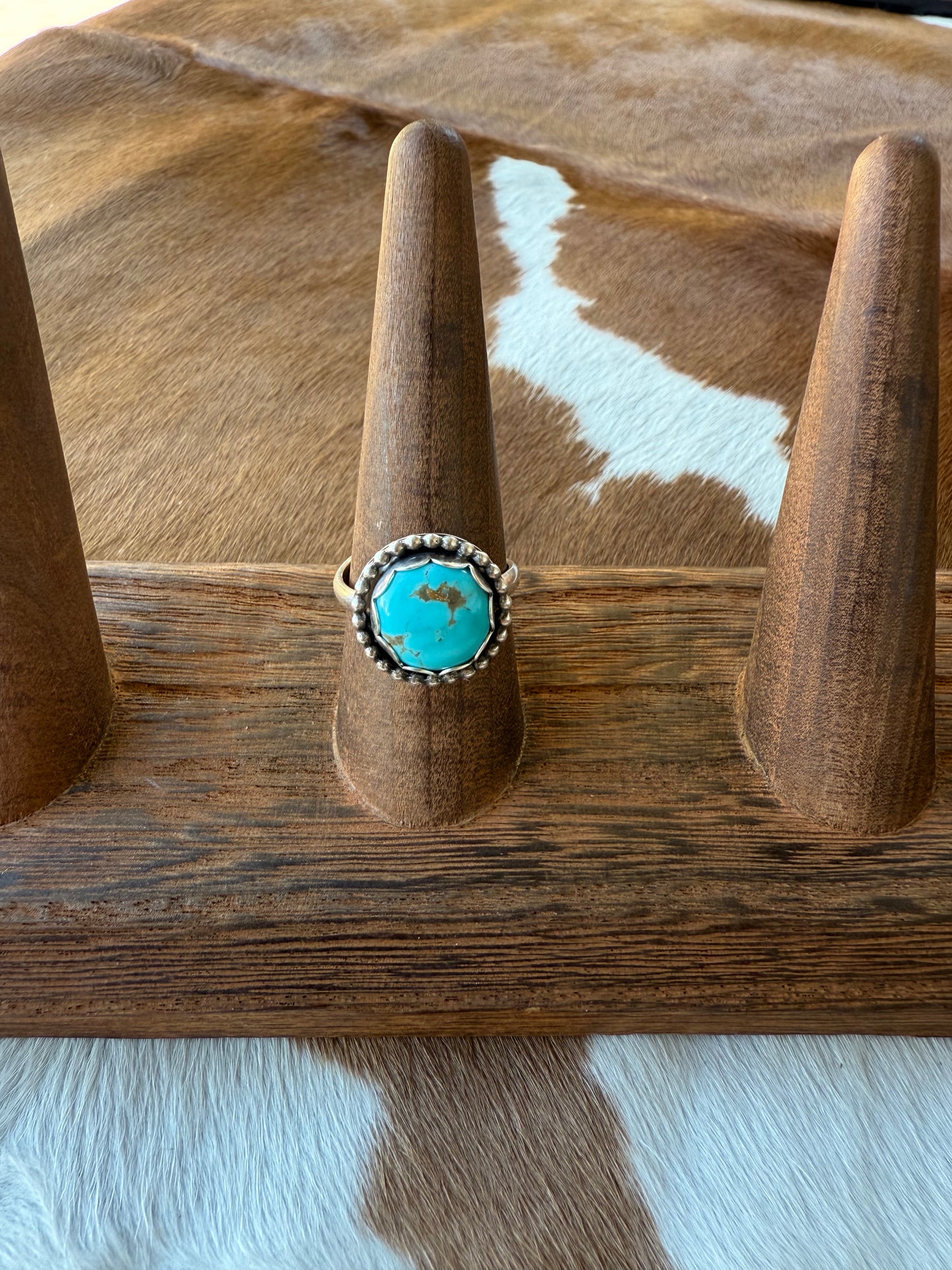 Campitos Turquoise Adjustable Ring Size 7