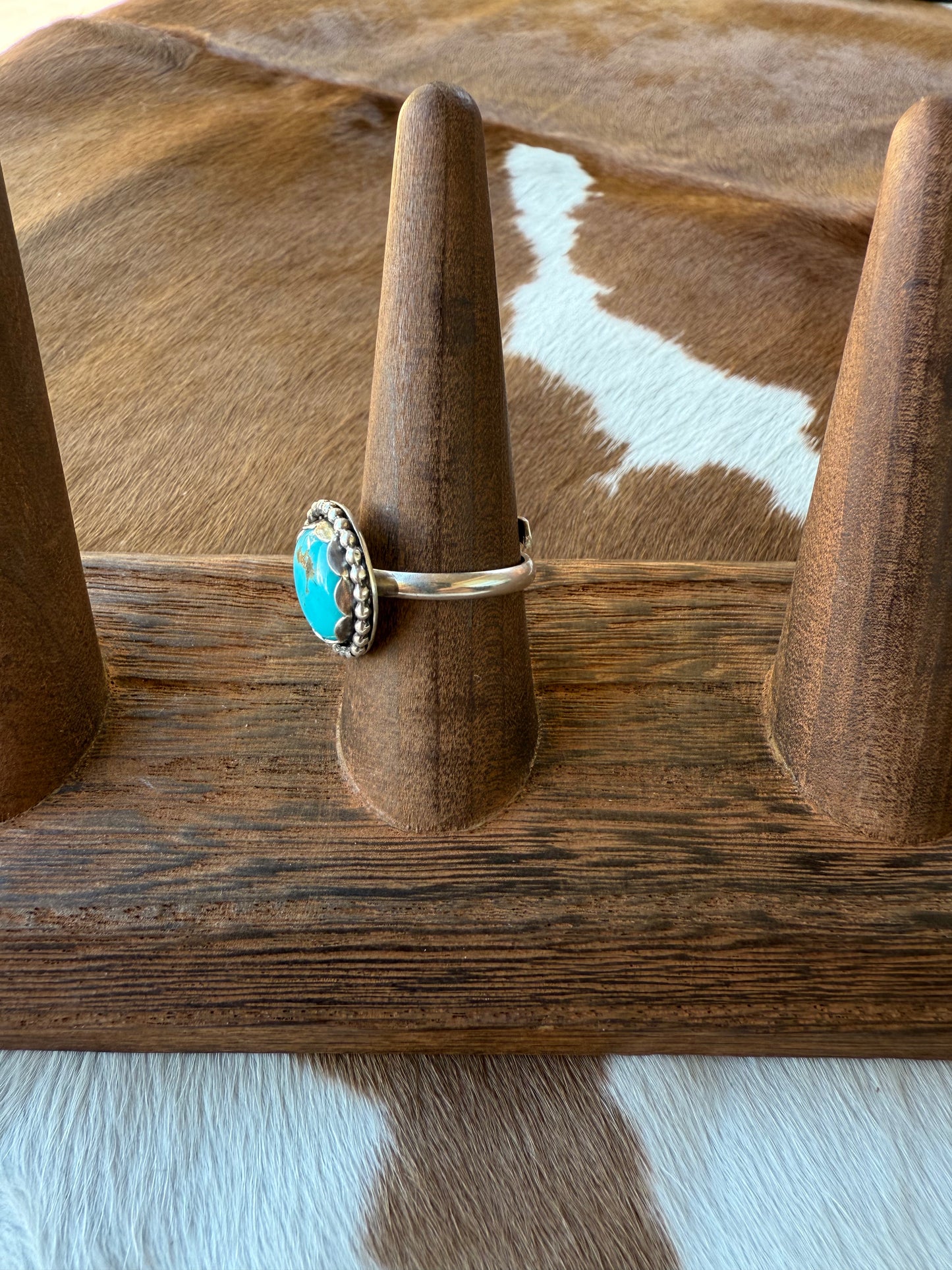 Campitos Turquoise Adjustable Ring Size 7