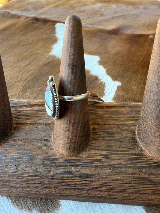 Cotton Candy Ring Size 6.75