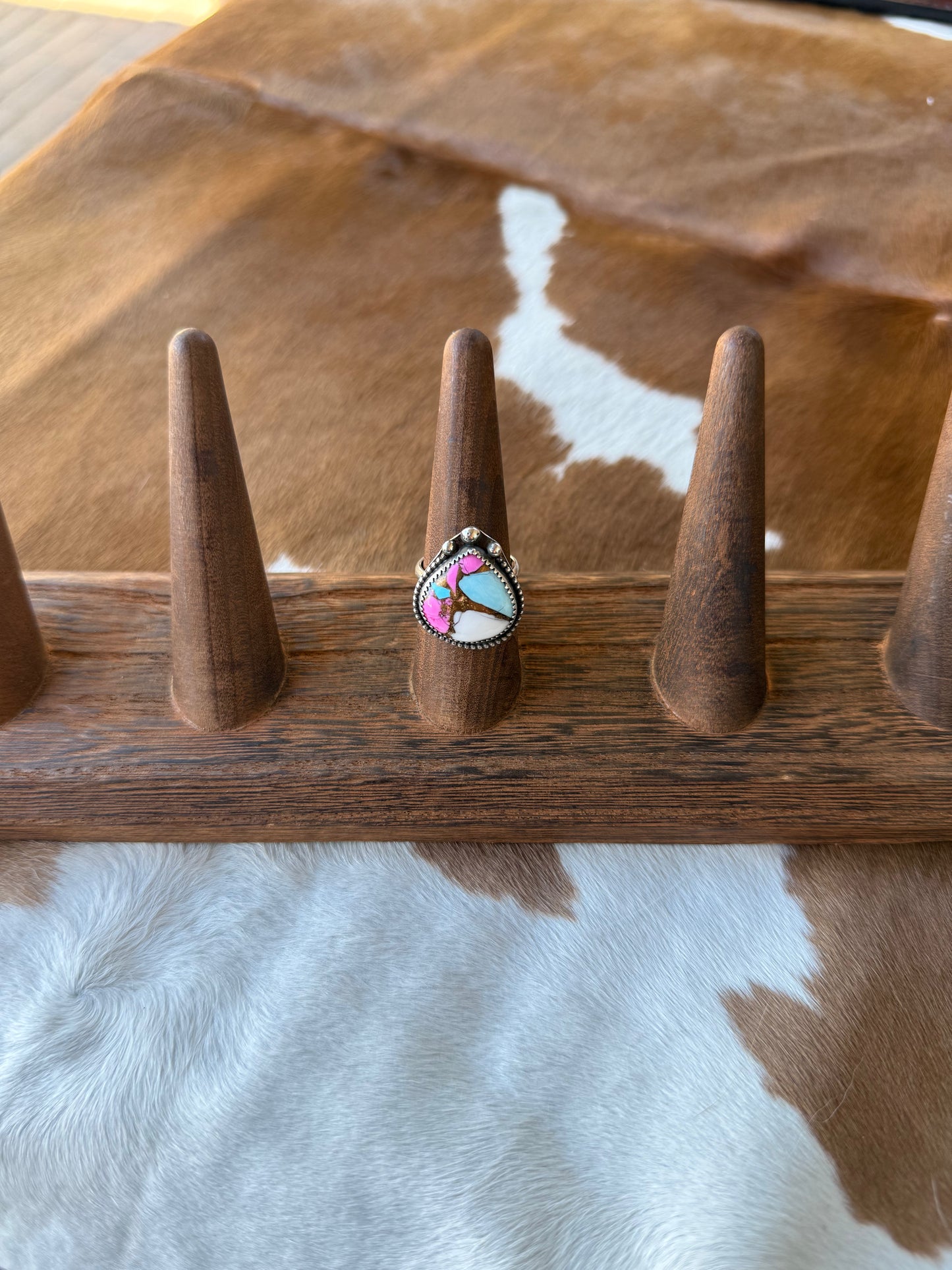 Cotton Candy Ring Size 6.75