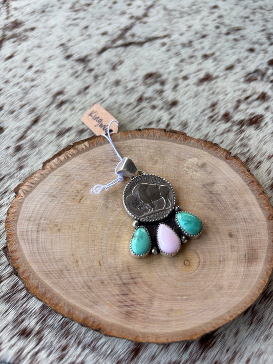 Buffalo Nickel Pendant Kingman