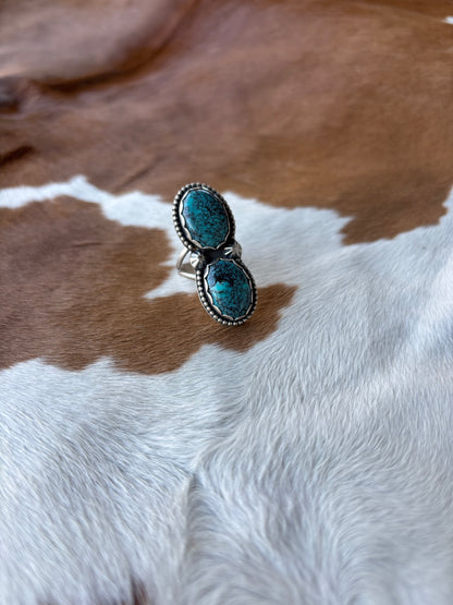 Sonoran Turquoise Split Shank Ring Size 7