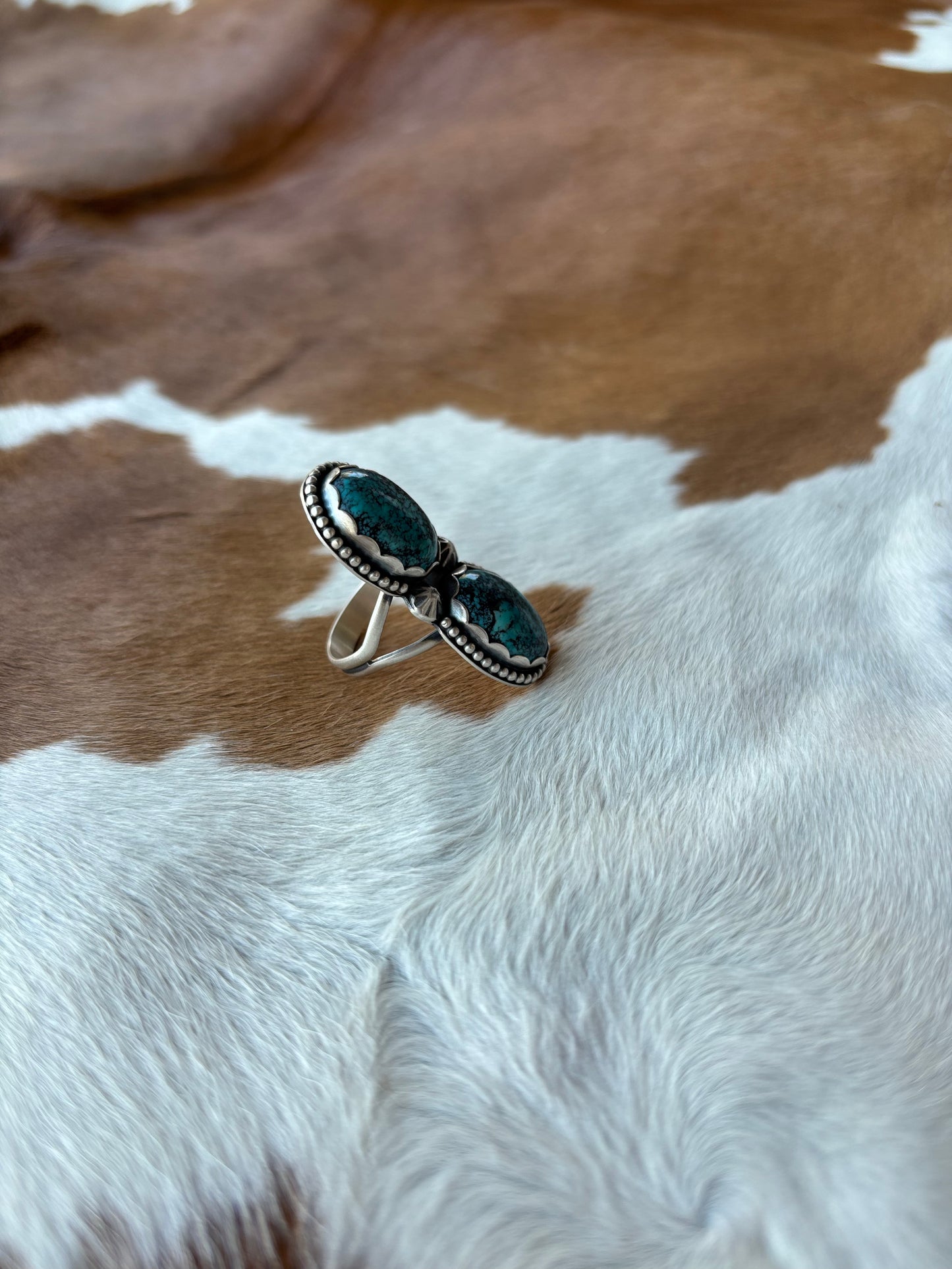 Sonoran Turquoise Split Shank Ring Size 7